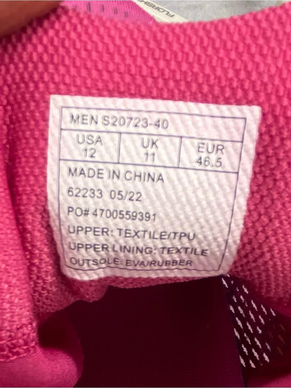 Saucony Kinvara 13 Mens Size 12 Pink & White Running Trainers Lightweight Shoes